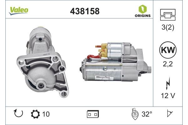 Marş Motoru Komple 12V 2.2kw VALEO