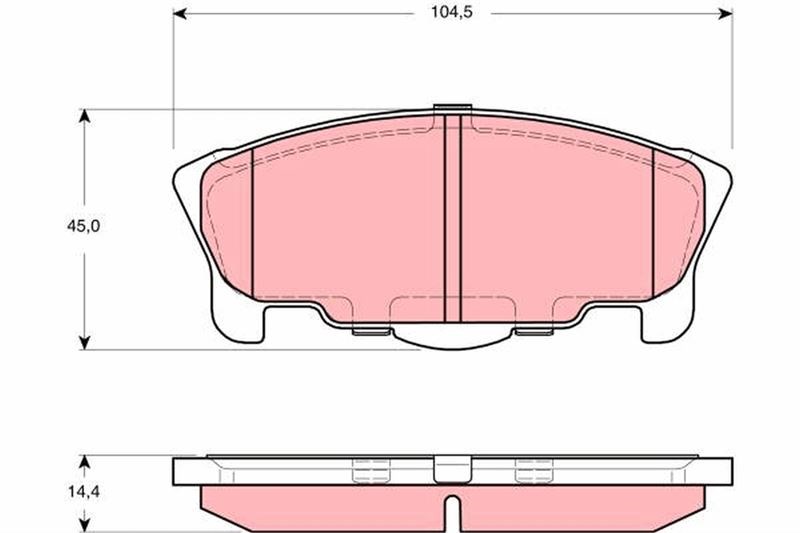 Daihatsu Move Ön Balata TRW