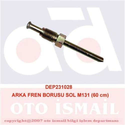 Murat 131 Arka Fren Borusu Sol 60 cm DEPAR