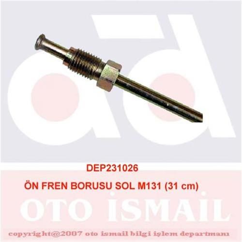 Murat 131 Ön Fren Borusu Sol 31 cm DEPAR