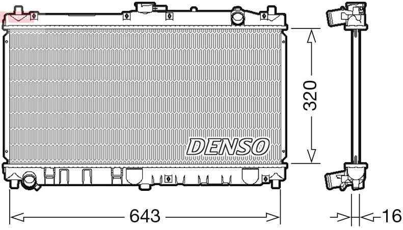 Mazda MX-3 Motor Su Radyatörü DENSO