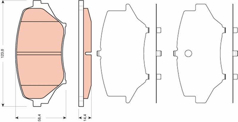 Mazda MX5 Ön Fren Balatası TRW