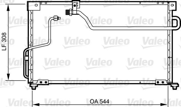 Mazda MX-6 Kondenser VALEO