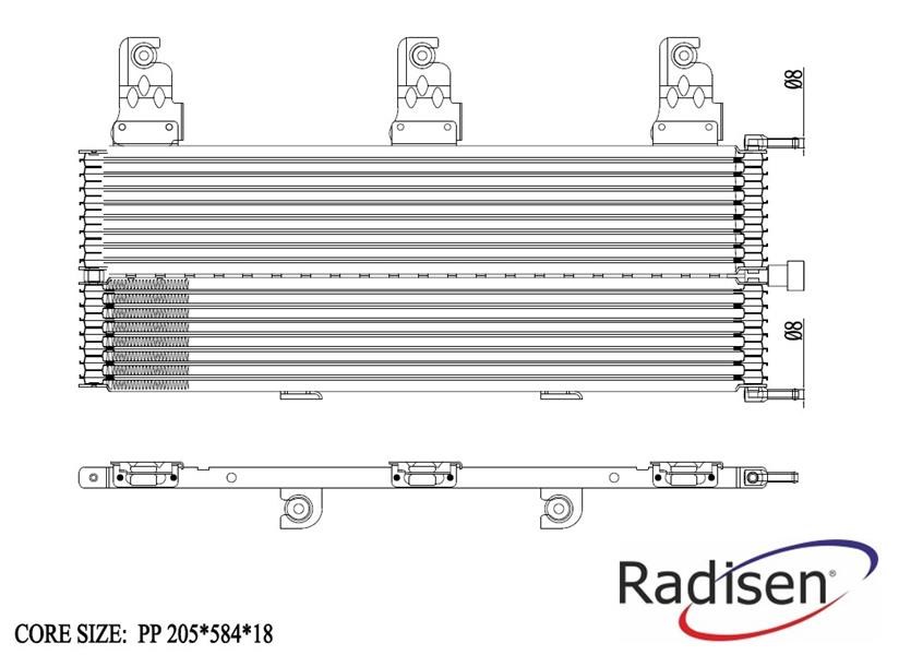 Nissan Navara Yağ Radyatörü 2.5D RADISEN