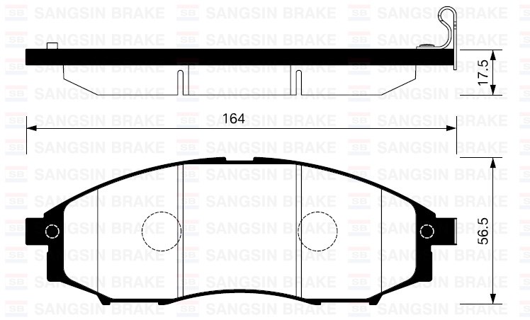 Nissan Skystar Pathfinder Ön Fren Balatası SANGSIN