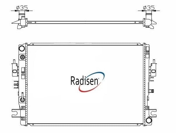 Nissan Navara NP300 Radyatör RADISEN