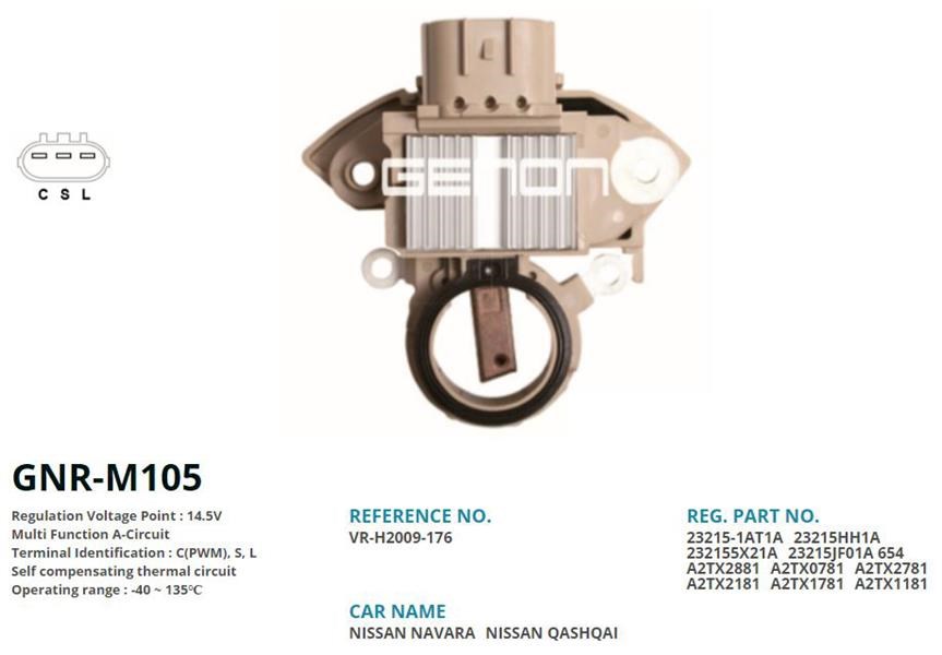 Nissan Navara Qashqai Alternatör Konjektörü GENON