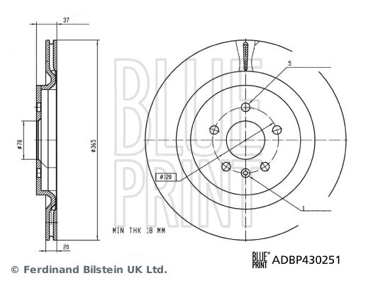 NIO EL6 EL7 ES7 ET7 Fren Diski BLUEPRINT