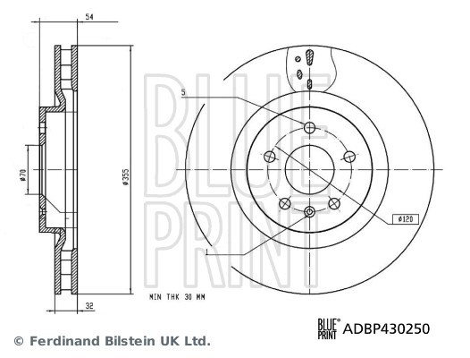 NIO EL6 ET5 Fren Diski BLUEPRINT