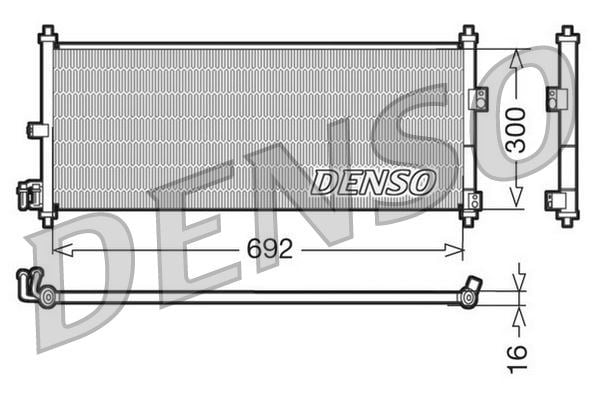 Nissan Almera II Klima Radyatörü DENSO