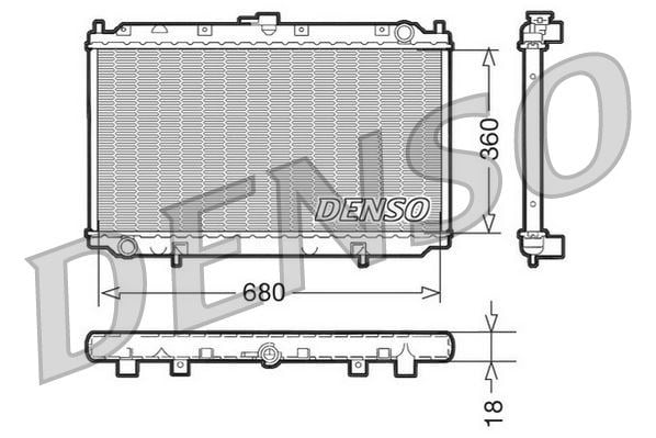 Nissan Primera P10 Motor Su Radyatörü DENSO