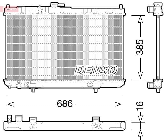 Nissan Almera Classic Motor Su Radyatörü DENSO