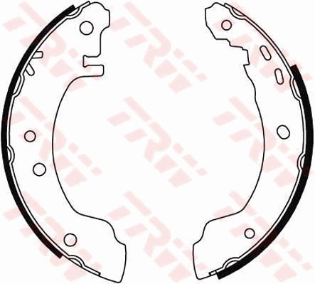 Nissan Primera P10 Arka Aks Pabuçlu Balata Kiti TRW