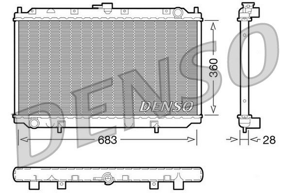 Nissan Primera P10 Motor Su Radyatörü DENSO