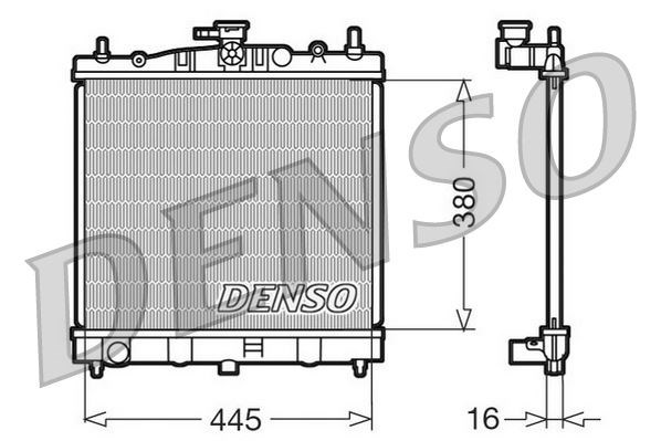 Nissan Micra III K12 Motor Su Radyatörü DENSO