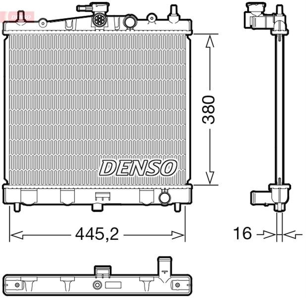 Nissan Note E11 Motor Su Radyatörü DENSO