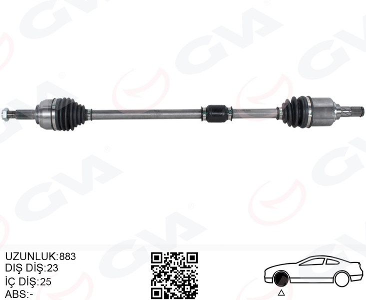 Nissan Micra K12 Sağ Komple Aks Otomatik Vites GVA
