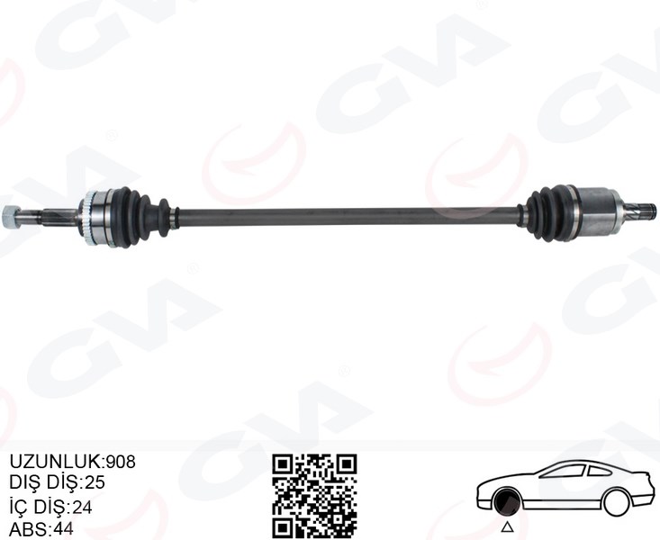 Nissan Almera N16 Sağ Komple Aks ABS'li GVA