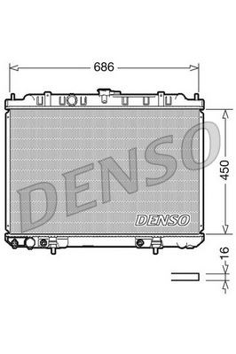 Nissan X-Trail T30 Motor Su Radyatörü DENSO