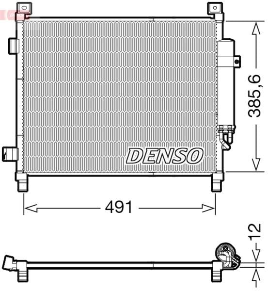 Nissan Note E12 Klima Radyatörü Kondenser DENSO