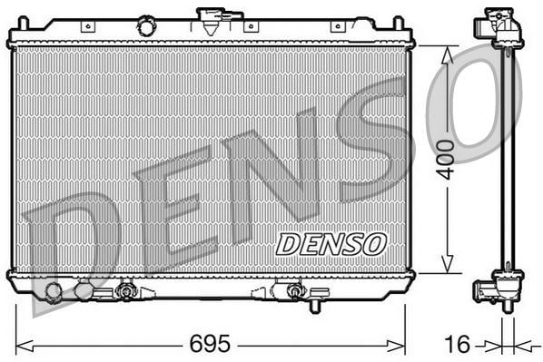 Nissan Almera Tino Motor Su Radyatörü DENSO