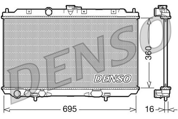 Nissan Primera P12 Motor Su Radyatörü DENSO