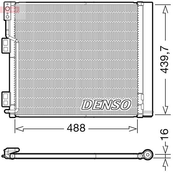 Nissan NV200 Klima Radyatörü Kondenser DENSO