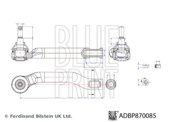 Nissan Micra K13 Rot Başı Sağ BLUEPRINT