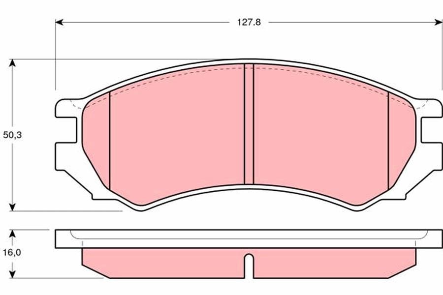 Nissan Primera P10 Ön Aks Disk Balata TRW