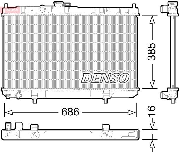 Nissan Almera Classic Motor Su Radyatörü DENSO