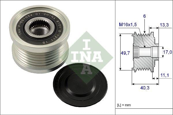 Nissan Teana Alternatör Kasnağı INA