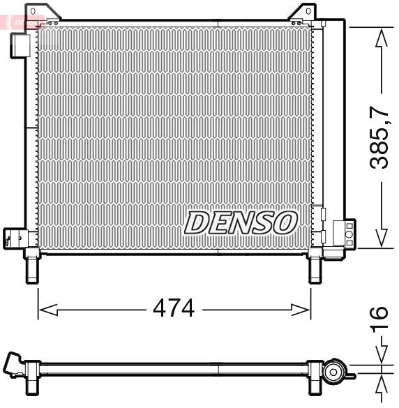 Nissan Micra K13K Klima Radyatörü Kondenser DENSO