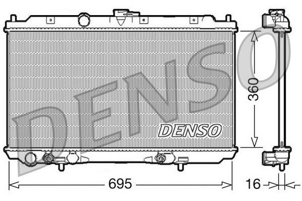 Nissan Primera P12 Motor Su Radyatörü DENSO