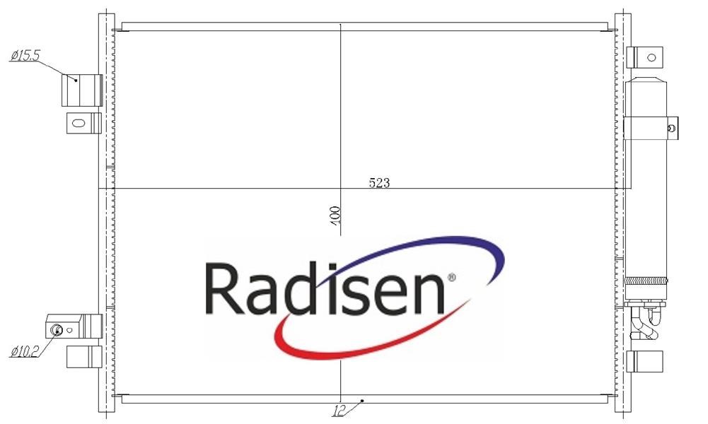 Nissan Note Klima Radyatörü RADISEN