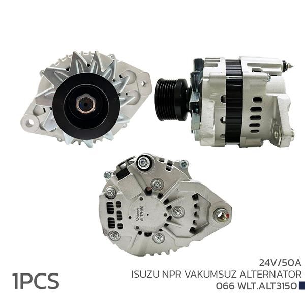 Isuzu NPR Vakumsuz Alternatör Şarj Dinamosu 24V 50A VOLTECH