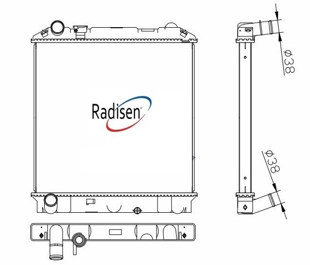Isuzu NPR Radyatör RADISEN