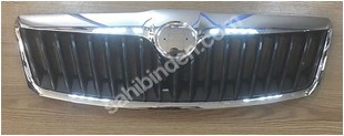 Skoda Octavia Ön Panjur Krom Çerçeve Saten Siyah PRO-A