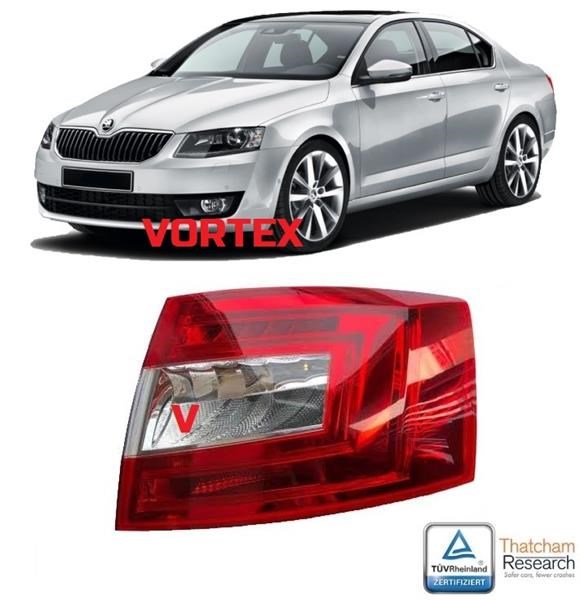 Skoda Octavia Arka Stop Lambası Sağ LED'li DOGAN-