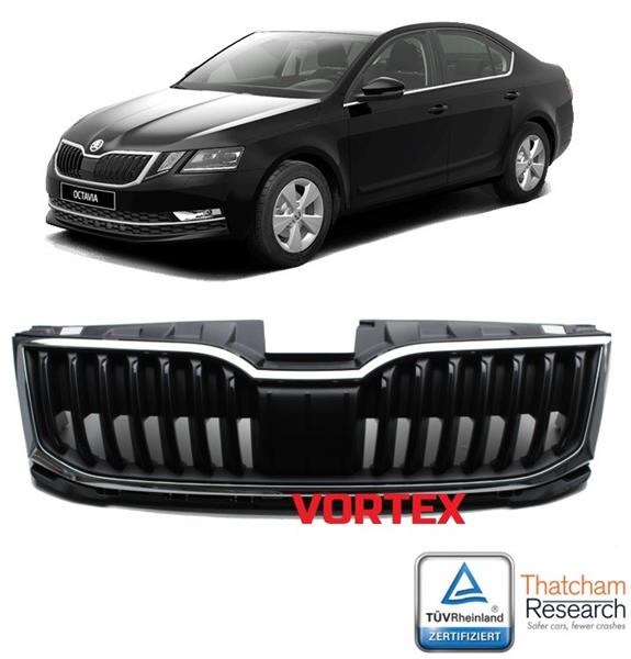 Skoda Octavia Ön Panjur Kromlu Piano Black DOGAN-