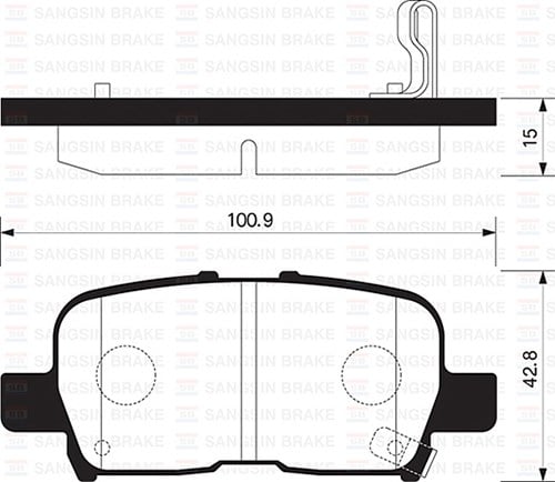 Honda Odyssey Pilot Arka Disk Balatası SANGSIN