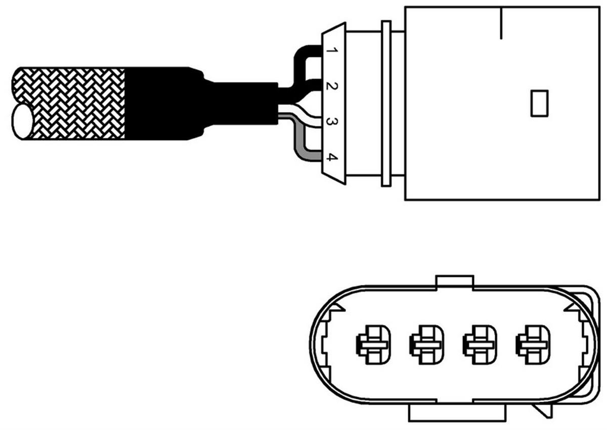 Oksijen Sensörü Golf 4-Bora-Toledo 1.6 98-01 0258005079