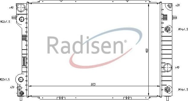 Opel Omega B Su Radyatörü RADISEN