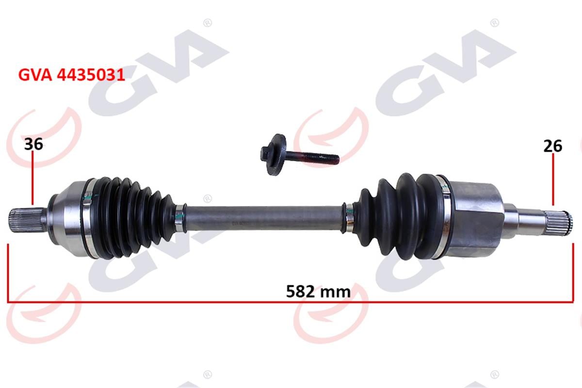 Ön Aks Komple Sol Ford Focus Iı 1.6Tdci 04 11-Cmax 1.6Tdci 04 11 Volvo S40 Iı 04