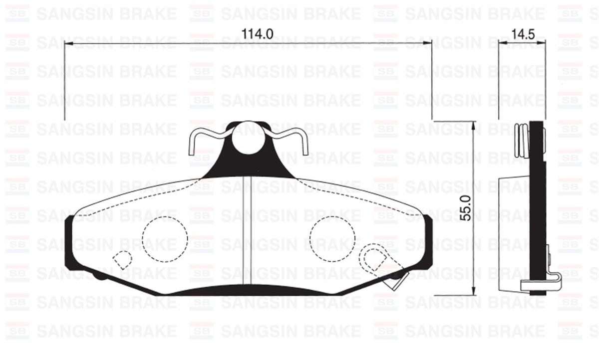 Ön Balata A6 2.7T Quattro 97-05 Arka Balata Disk Ssangyong Musso 95 Korando 02