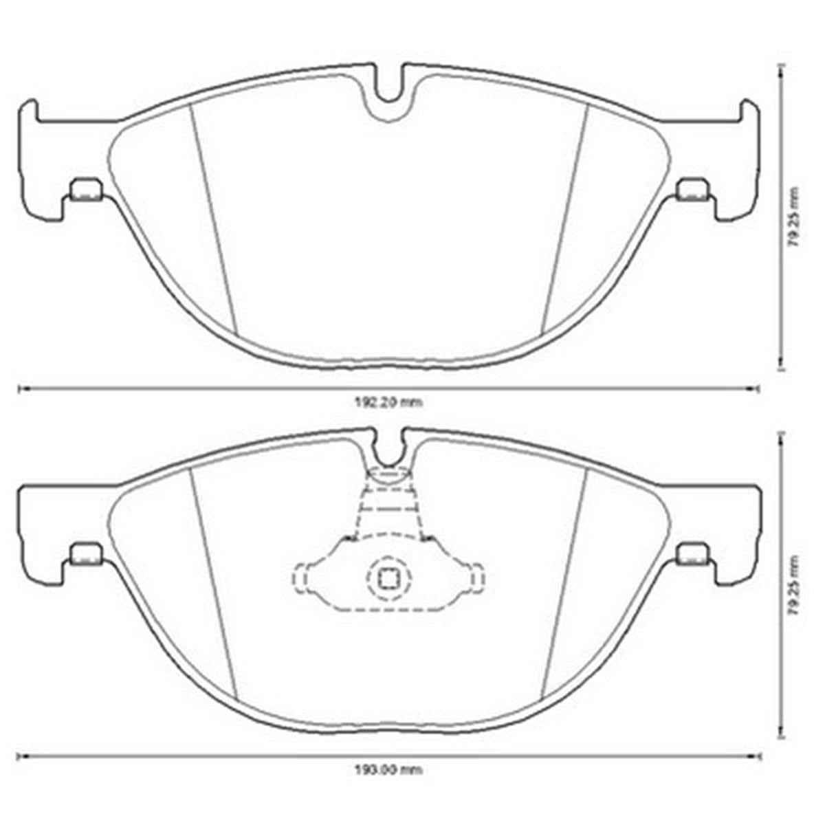 Ön Balata Bmw 5 Serisi 09-12 F10-F11 F18 5 Serisi 10-13 F12-F13-F06 6 Serisi 12