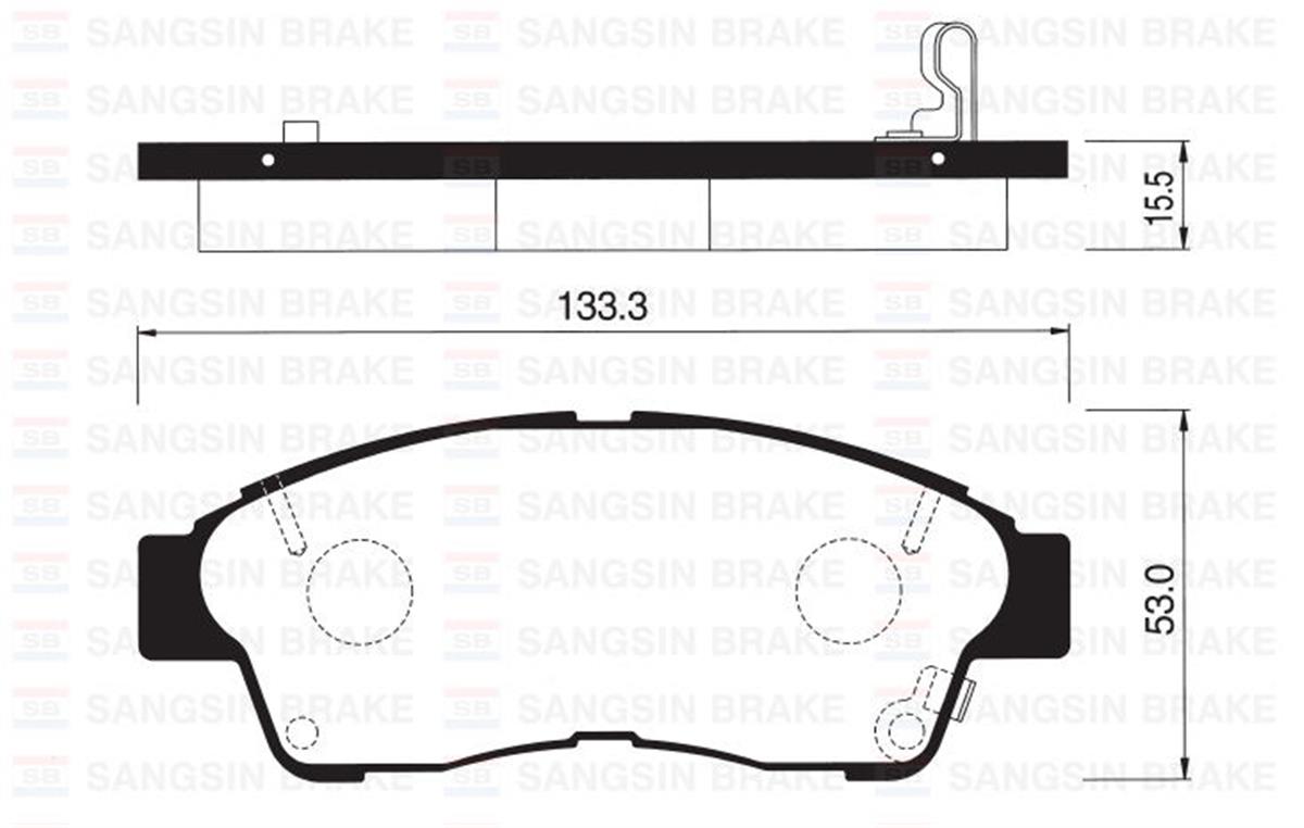 Ön Balata Corolla 92-97 Carına 93-97 Rav4 2.0 94-00 Camry 2.2 92-01 Gdb1143