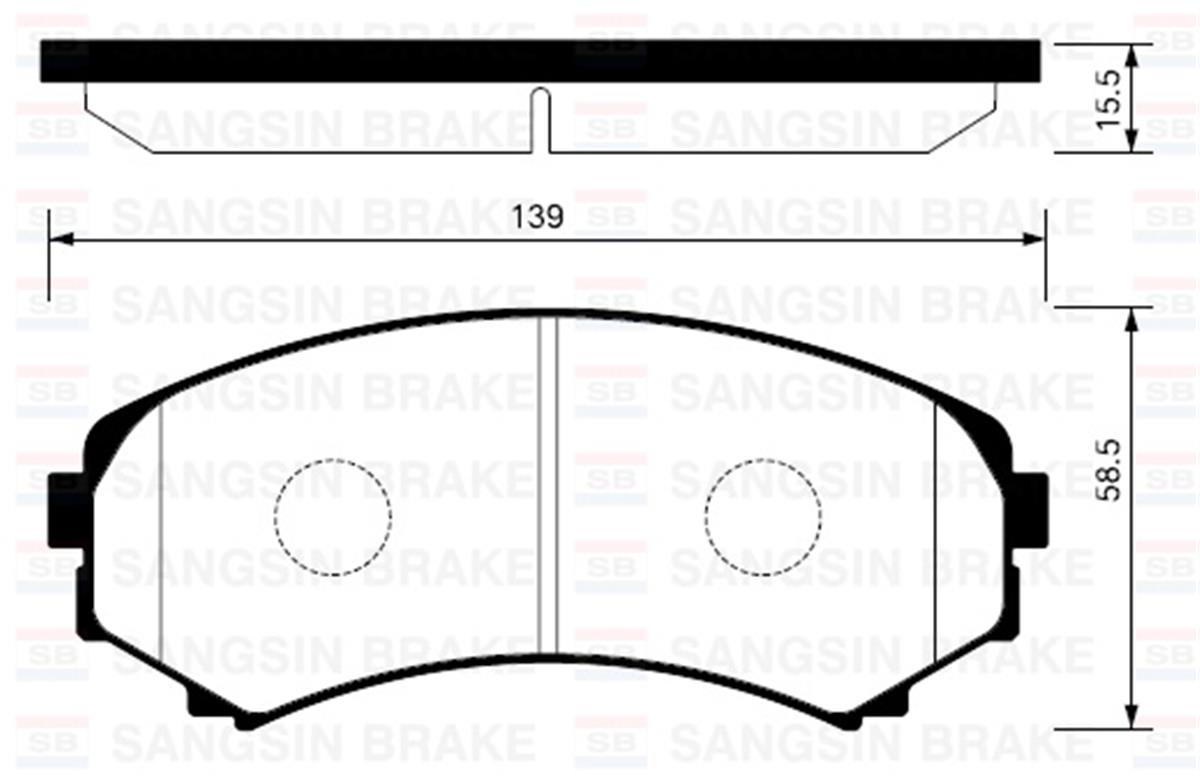 Ön Balata Disk Mıtsubıshı Pajero Montero 99 /Mazda Mpv 3.0Cc-E2200 99 /Isuzu D-M