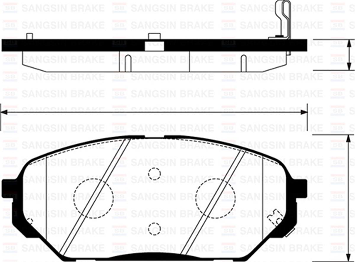 Ön Balata Ix55 3.8 V6 4Wd-3.0 V6 Crdı 4Wd 08 Gdb3527