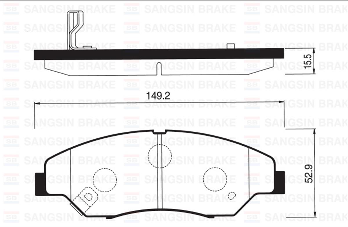 Ön Balata Kıa Sportage 2.0 2.0İ 16V 2.0Td 94-03 Gdb3241