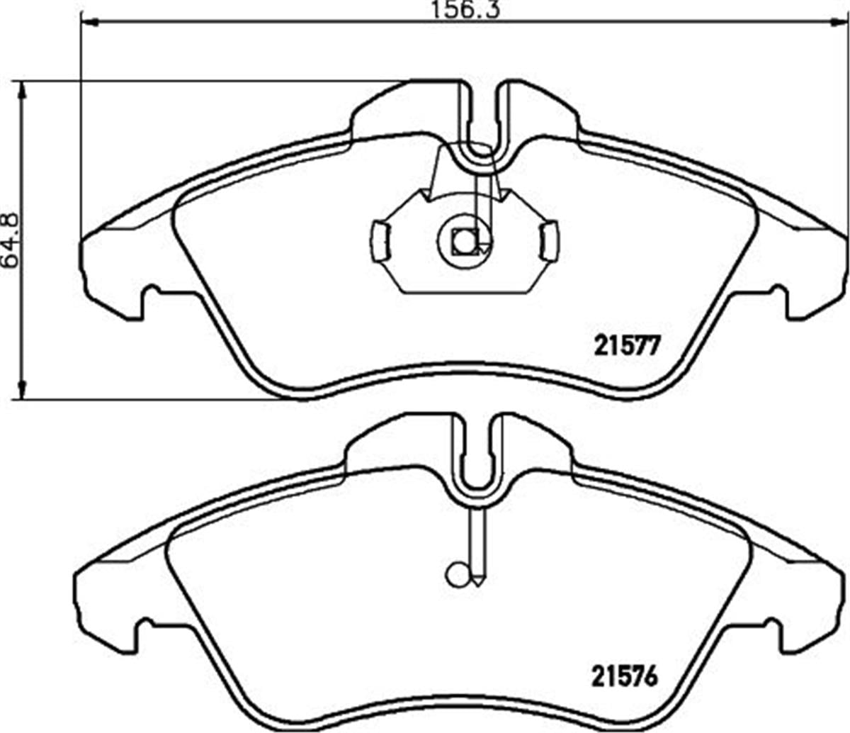 Ön Balata Lt35 95-6.06 Sprınter 95-6.06 Vito 96.7.03 Gdb1220